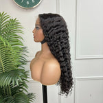 Perruque HD Frontal  13X4 en cheveux cambodgiens    deep curly